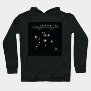 Aquarius Zodiac sign- astronomical sign - Horoscope Hoodie